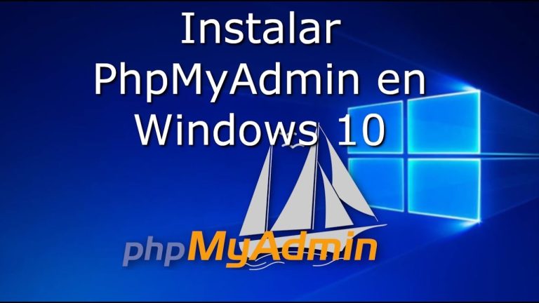 Cómo instalar phpmyadmin en windows