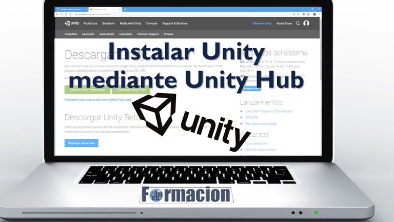 Cómo instalar unity hub