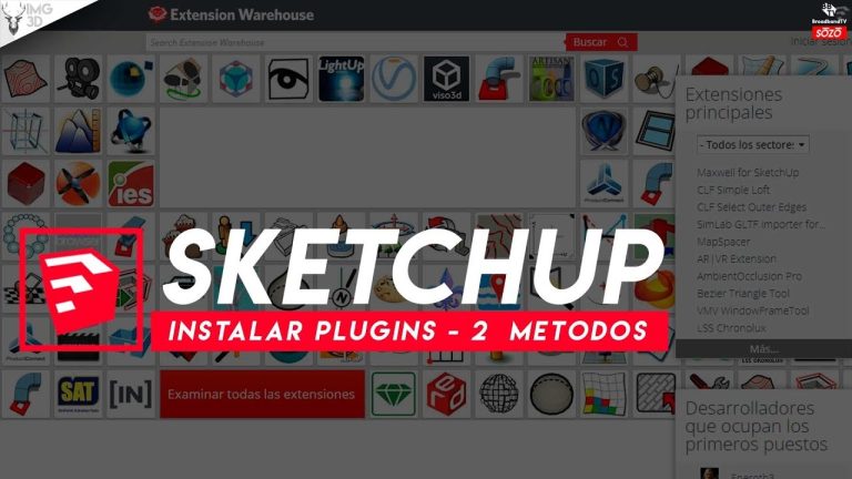 Cómo instalar plugin sketchup