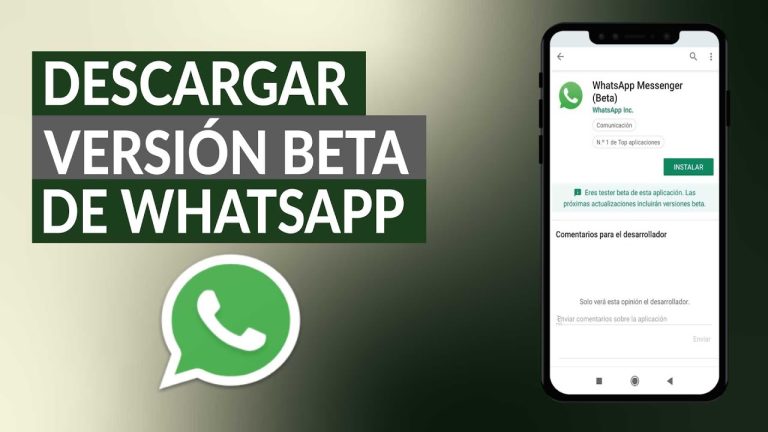 Cómo instalar whatsapp beta