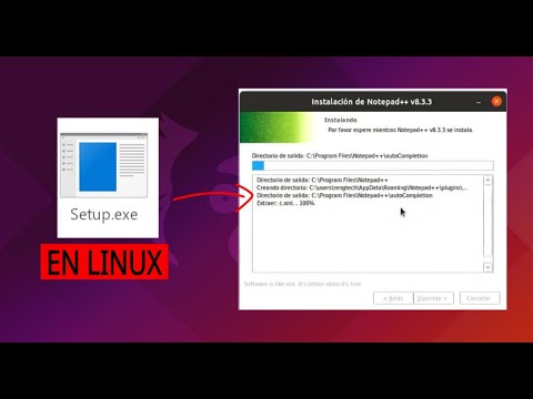 Cómo instalar exe en linux
