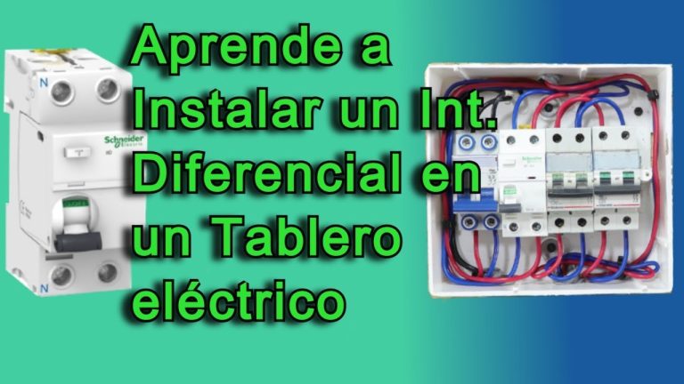 Cómo instalar diferenciales electricos