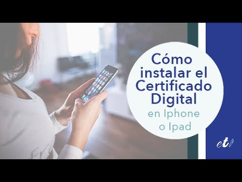 Cómo instalar certificado digital iphone