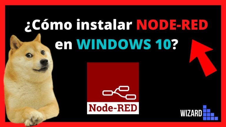 Cómo instalar node red