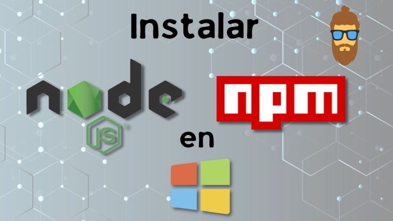 Cómo instalar npm en windows