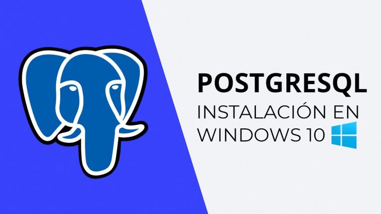 Cómo instalar postgresql en windows