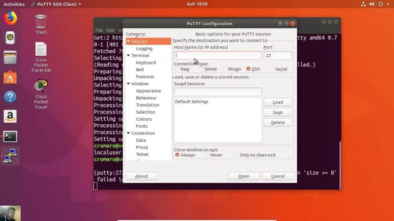 Cómo instalar putty en ubuntu
